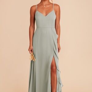 XS Sage Birdie Grey Theresa Chiffon